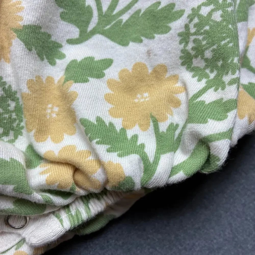 Winter Water Factory Organic Cotton Floral Romper